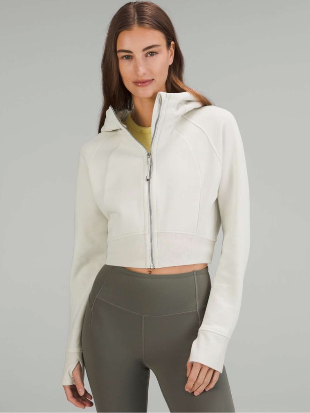 LULULEMON |  Scuba Full-Zip Cropped Hoodie